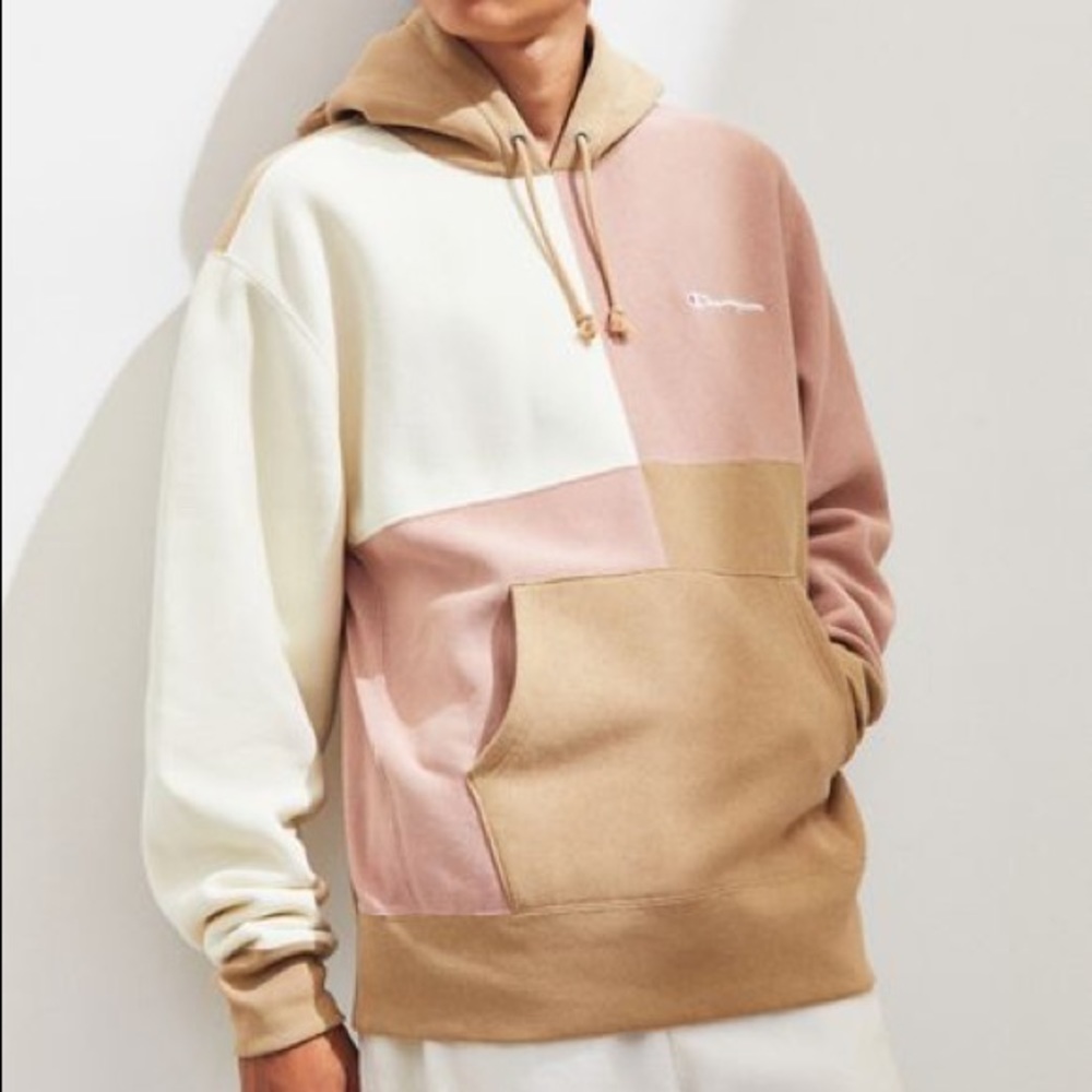 champion colorblock hoodie